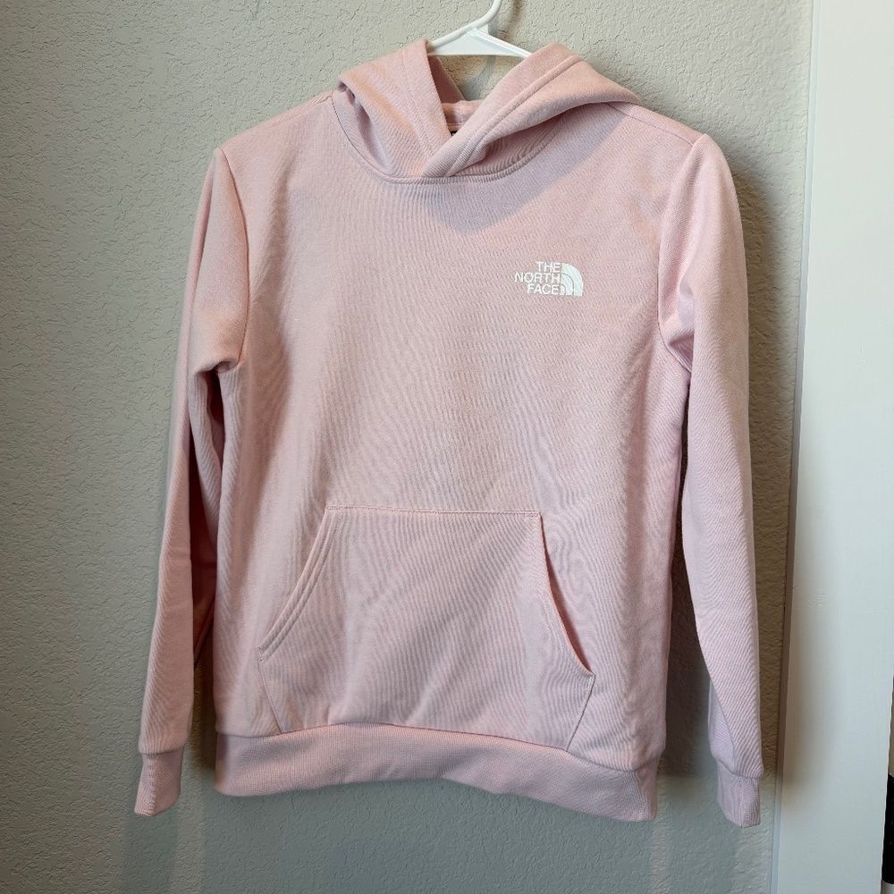 NWOT Girl’s North Face Pink Hoodie Sweatshirt Size Large